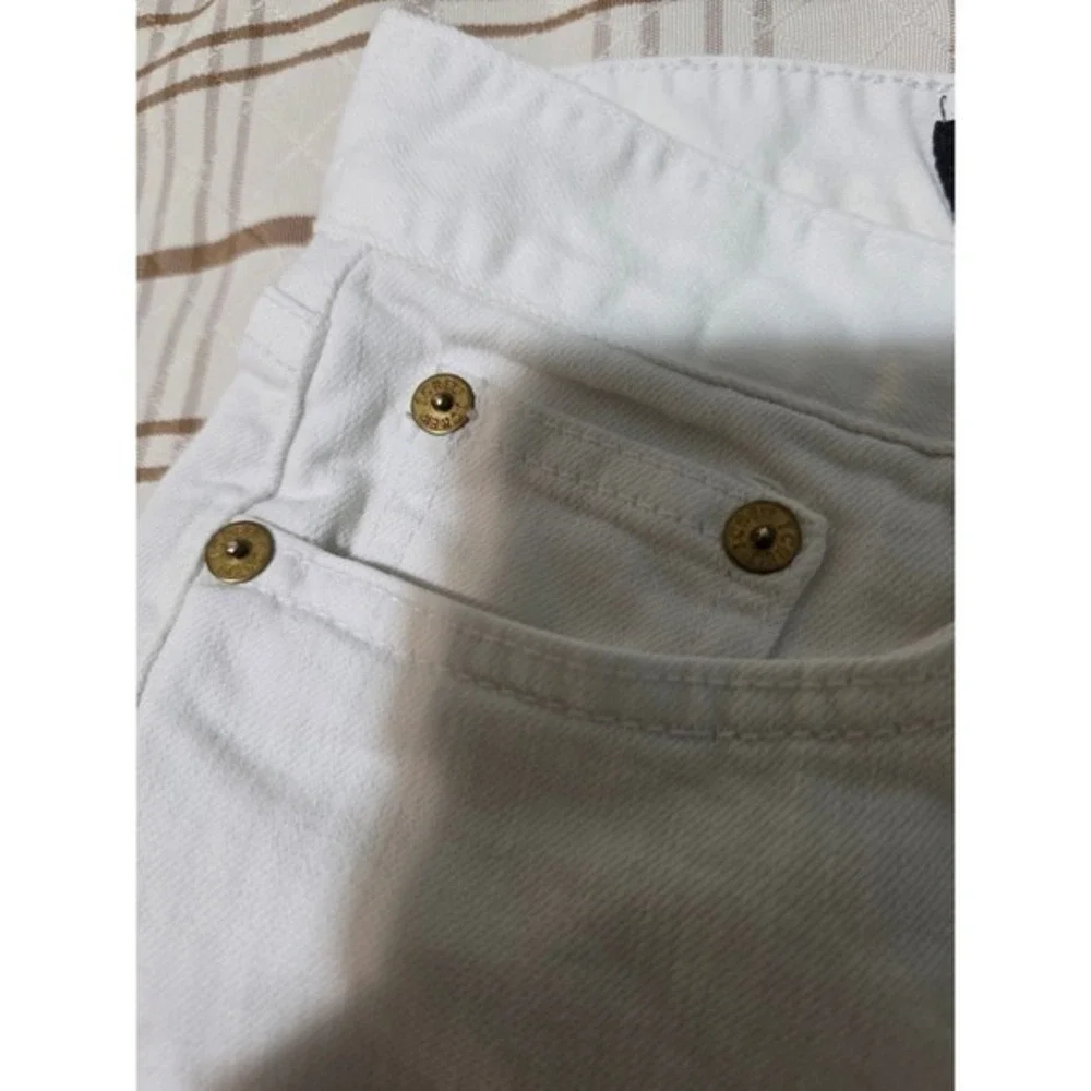 J.Crew Toothpick Ankle Skinny Jeans Womens 26 White Denim Mid Rise Cropped Pants